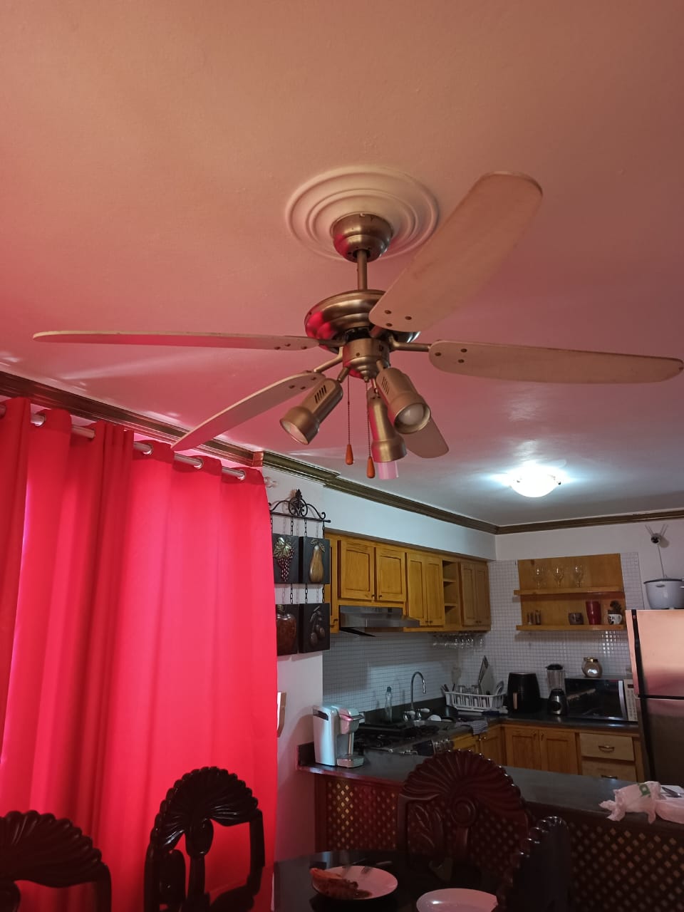 aires acondicionados y abanicos - Vendo 2 Abanico de techo con lámpara,  6