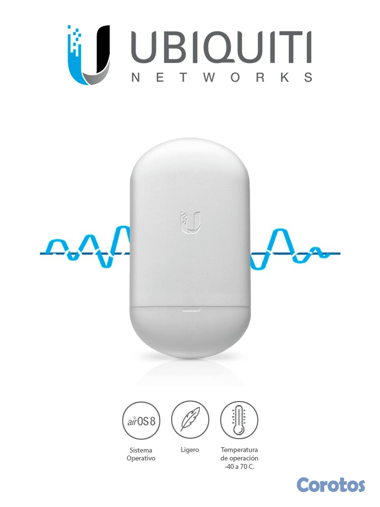 accesorios para electronica - UBIQUITI  ACCESS POINT UBIQUITI NANOSTATION LOCO 5 AC AIRMAX INDOOR/OUTDOOR 5.8G