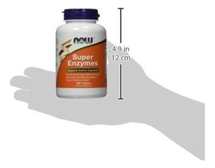 Salud y Equipamiento Médico - Ahora Super Enzimas, 180 Comprimidos. 3