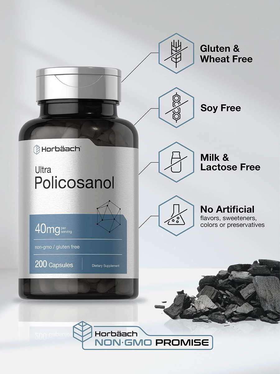 Salud y Equipamiento Médico - Policosanol 20 Mg 200 Cap Horbaach 3