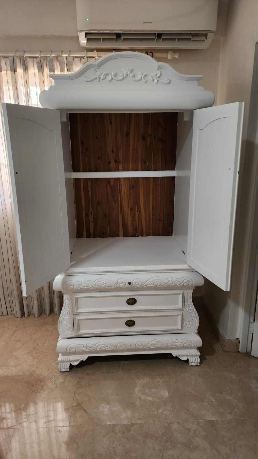 muebles y colchones - Juego habitación completo en caoba en blanco 4