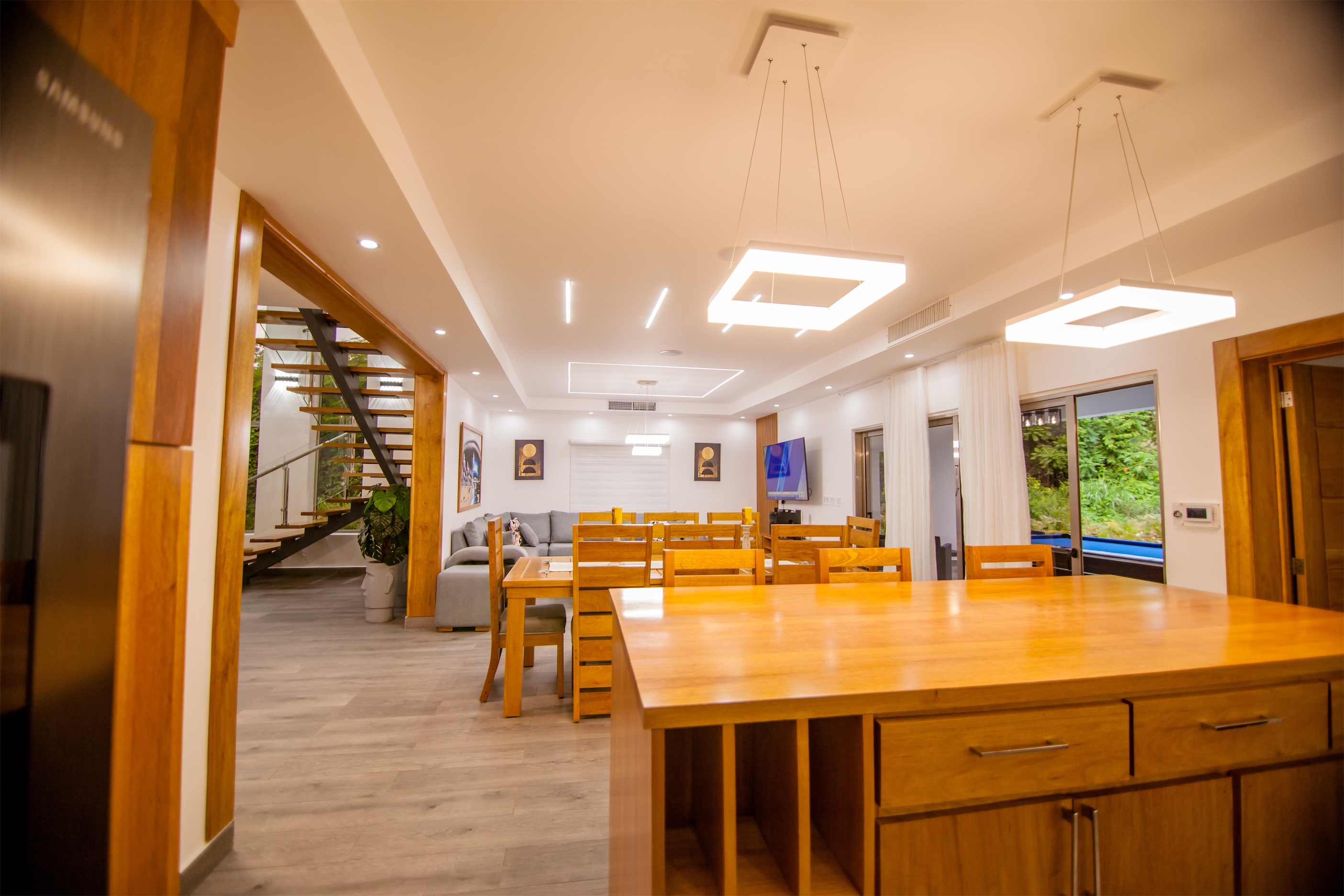 casas vacacionales y villas - Venta de Villa en playa nueva Romana con piscina y 590mts República Dominicana 3
