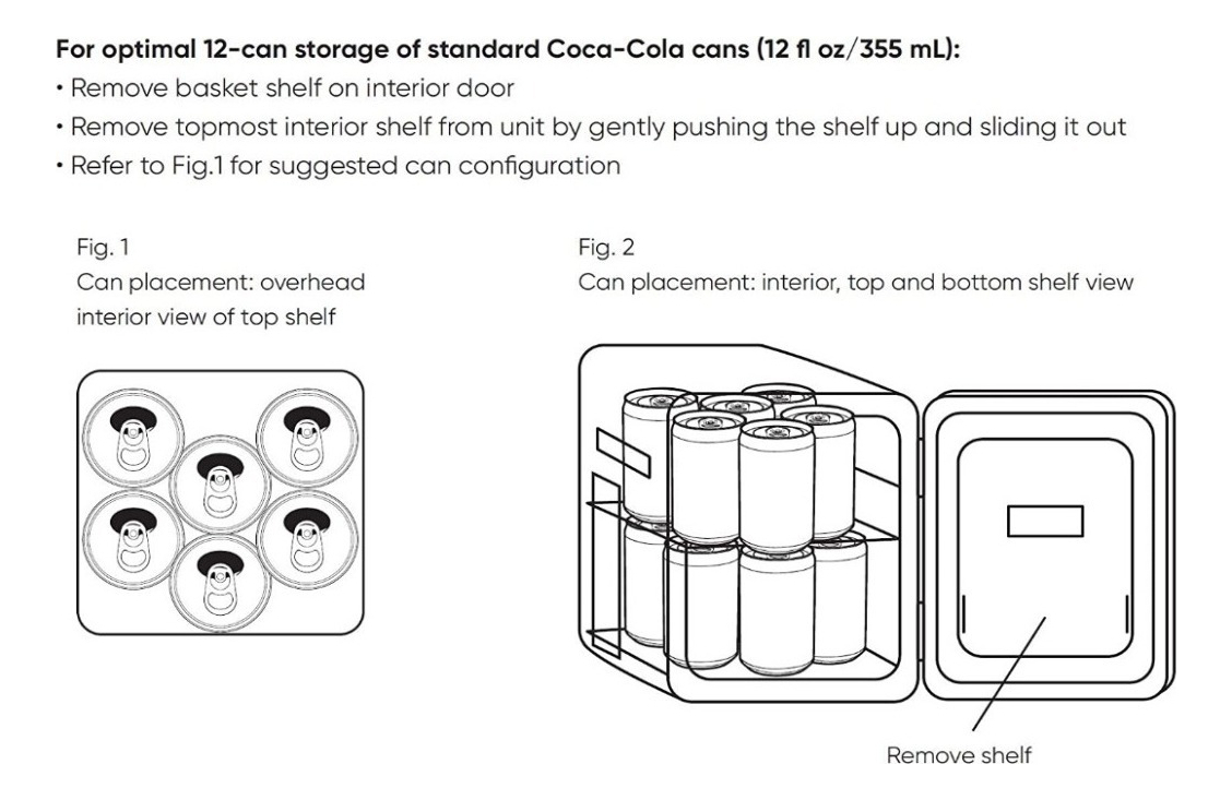 Salud y Equipamiento Médico - Mini Refrigerador Coca-cola Americana Retro 12 Latas Ac / Dc 5