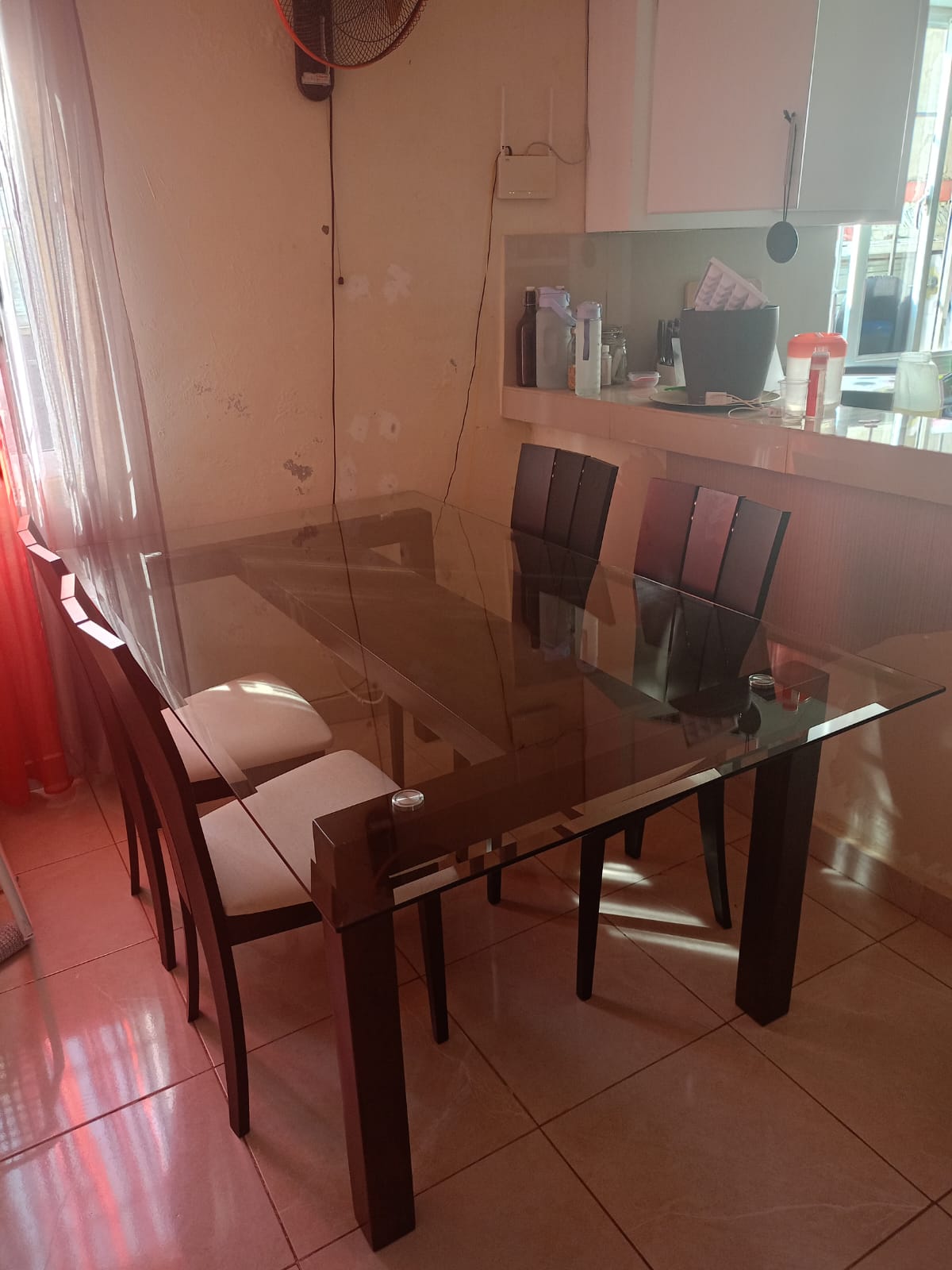 muebles y colchones - Comedor de ilumel, cristal biselado 2