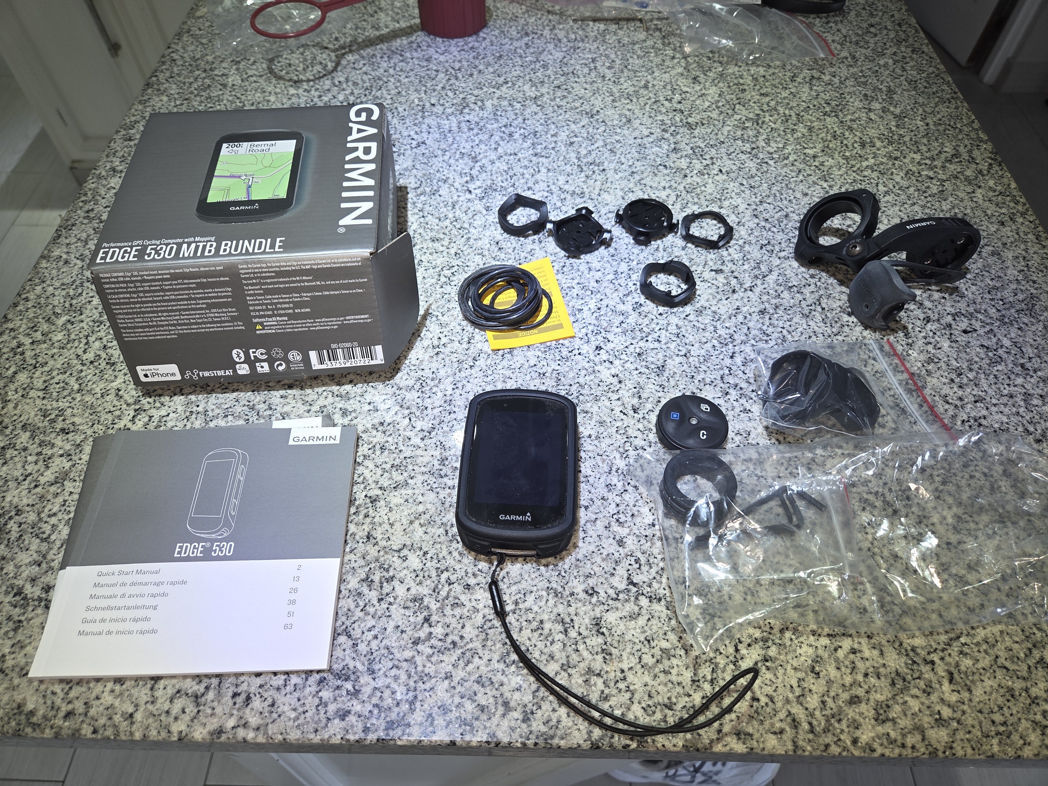 otros electronicos - Vendo ciclocomputador Garmin Edge 530 Kit Montaña 