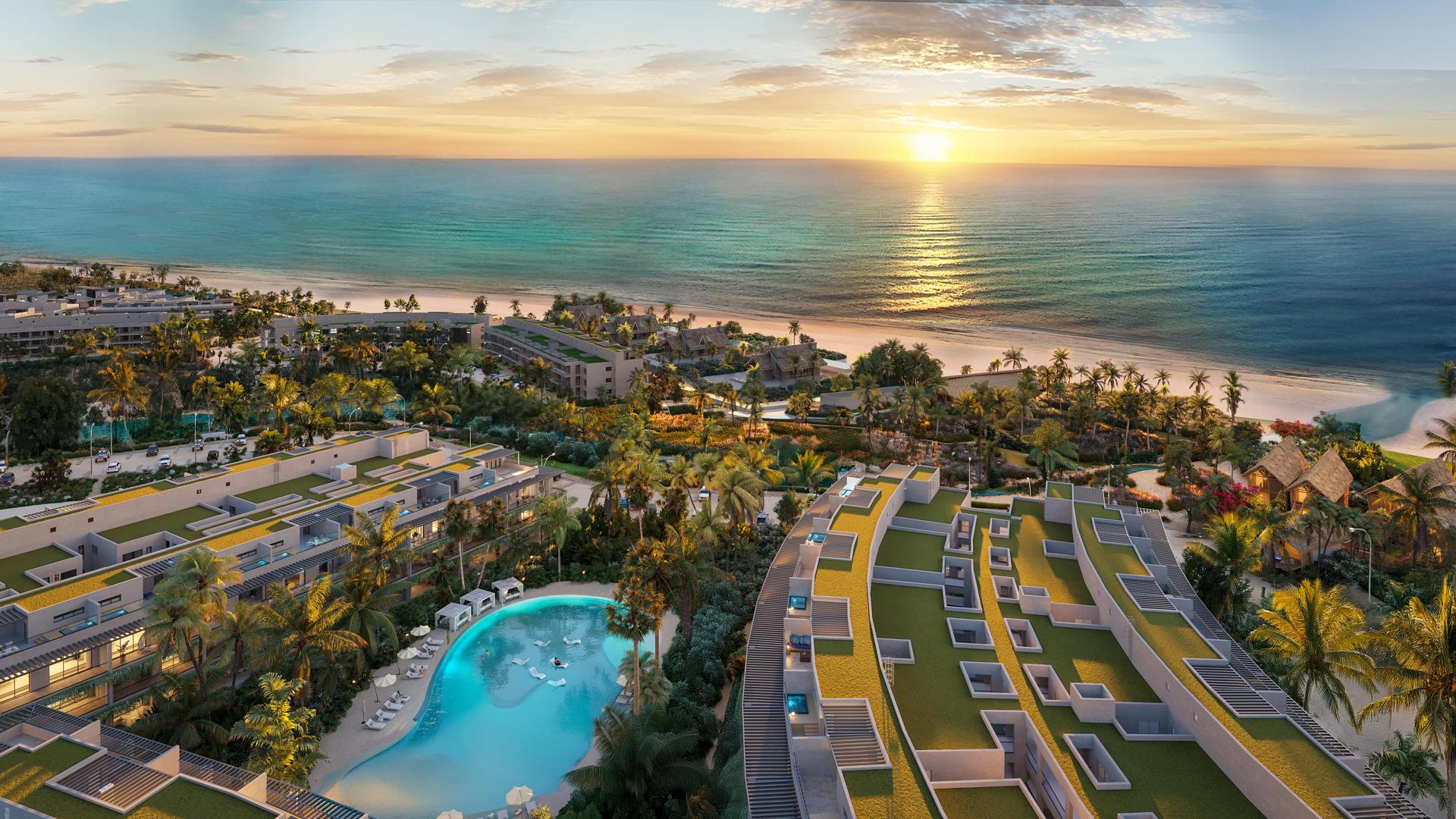 apartamentos - Invierte en el exclusivo complejo frente al mar con laguna en Las Terrenas 3
