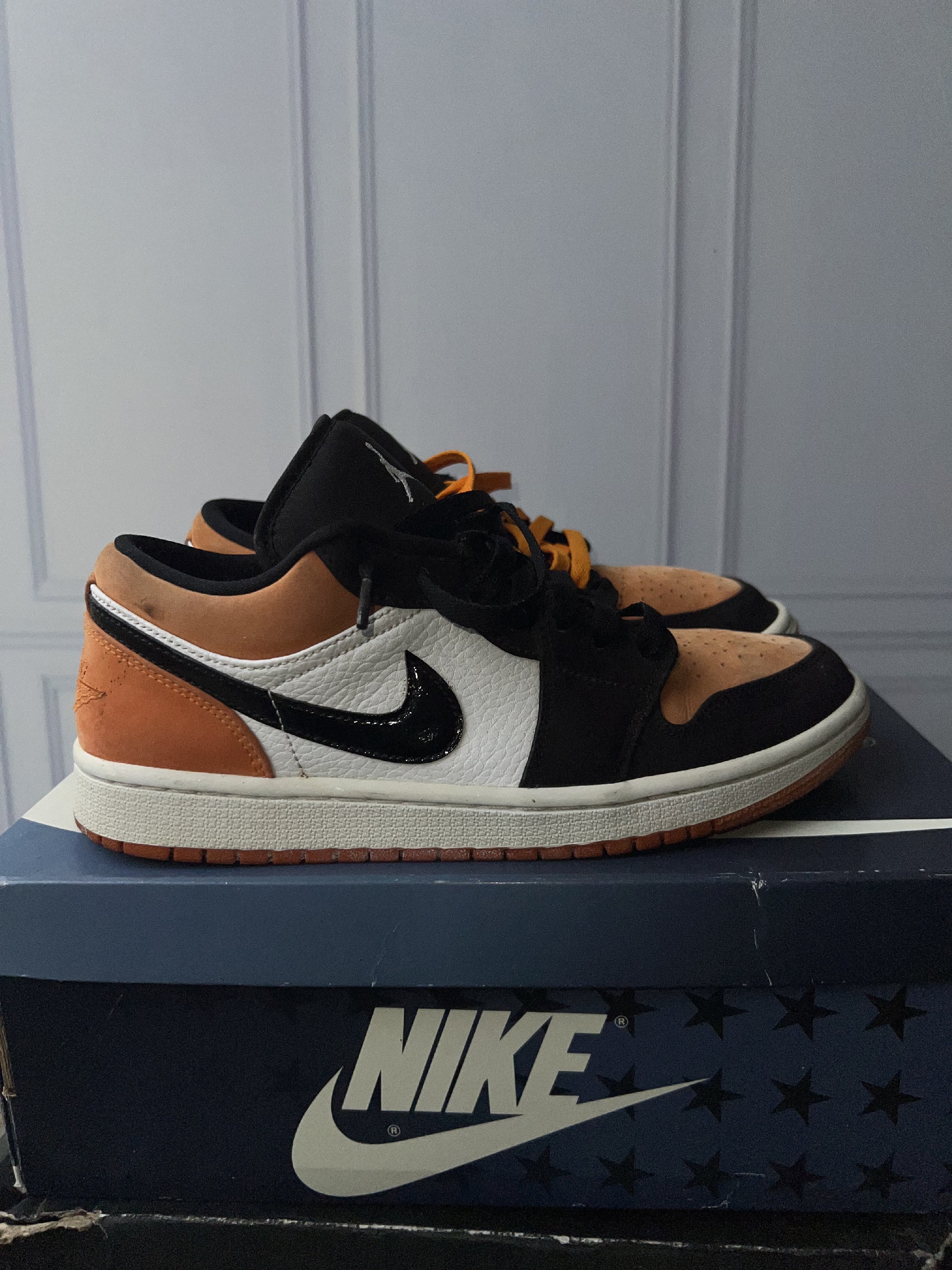 zapatos para hombre - JORDAN 1LOW SHARTTERED BACKBOARD SIZE 8  0