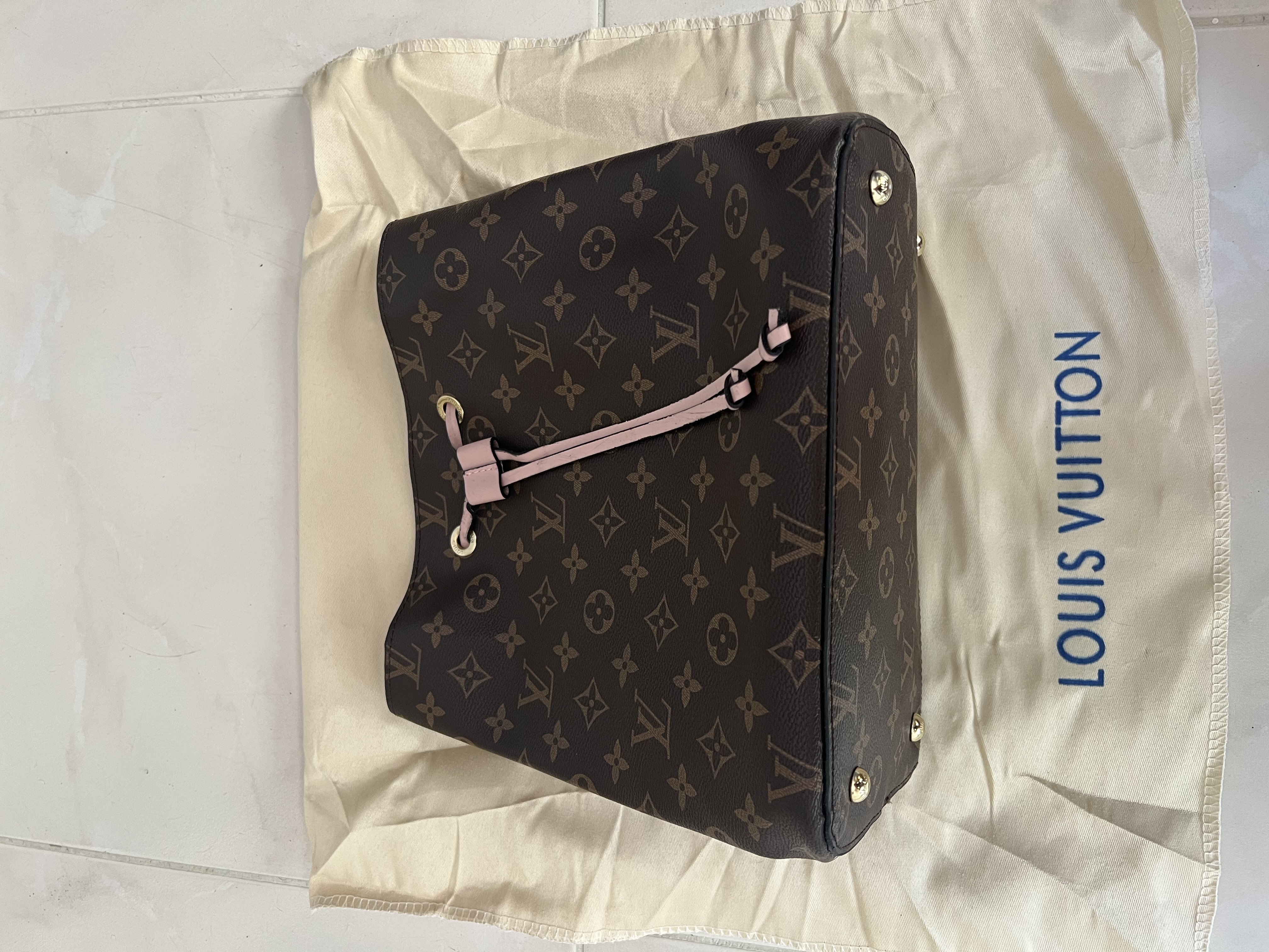 carteras y maletas - Bolso Louis Vuitton NeoNoe rosa  1