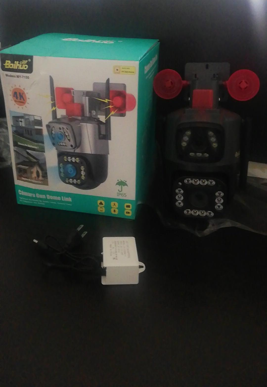 camaras y audio - CAMARA WIFI DE EXTERIOR TIPO DOMO 360° CON ALARMA  1