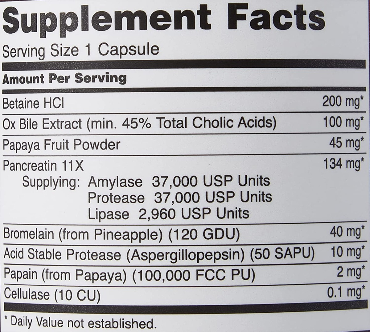Salud y Equipamiento Médico - Enzimas Digestivas  Now Foods 1