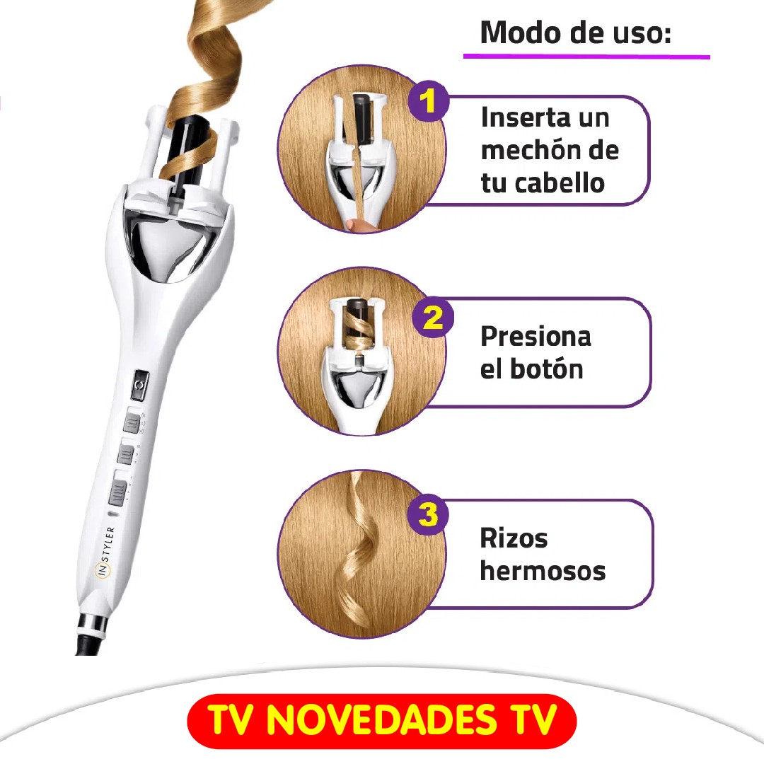 salud y belleza - TENAZA RIZADORA PARA PELO 3