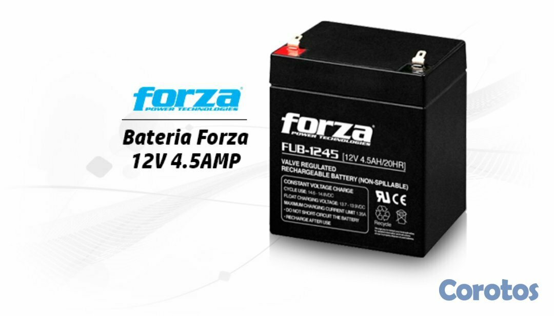 computadoras y laptops - BATERIA FORZA - 12V - 4.5AH