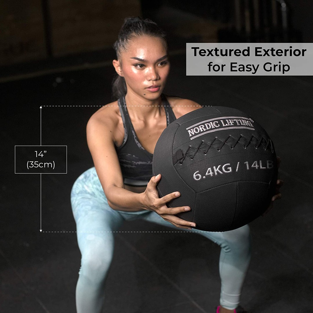 deportes - Balón Medicinal - Wall Ball - Cross Fit 16 LBS NUEVO*** 2