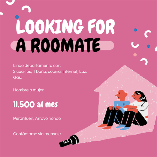 habitaciones y viviendas compartidas - Busco Roommate  0