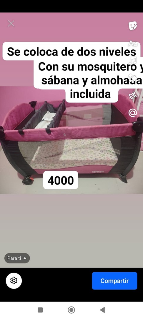 coches y sillas - Corral para bebe excelente condiciones  0