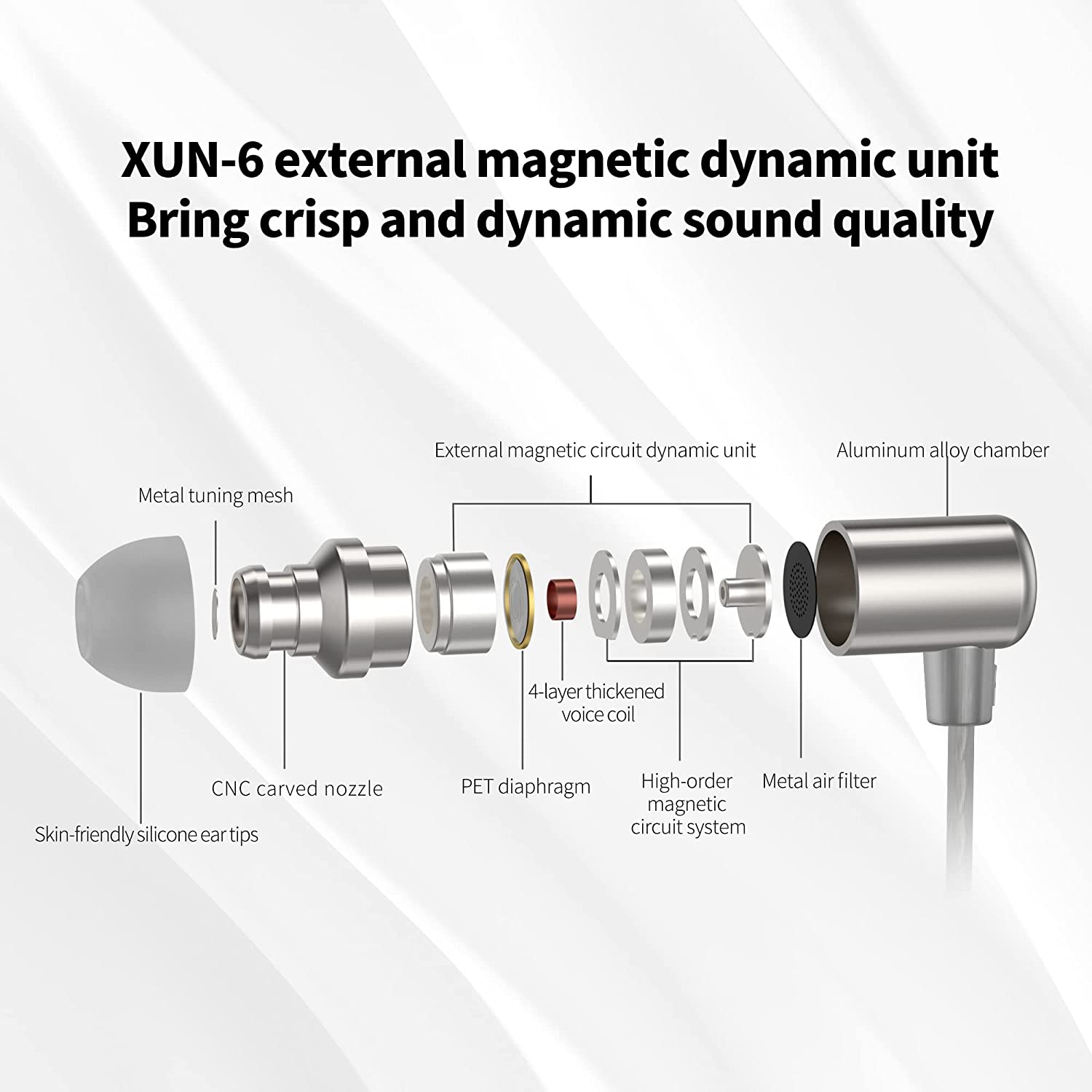 camaras y audio - KZ Ling Long Auriculares cableados In Ear Jack 3.5 3