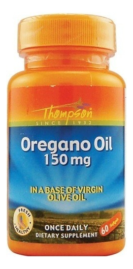 Salud y Equipamiento Médico - Aceite De Orégano Thompson 150 Mg 60 Softgels