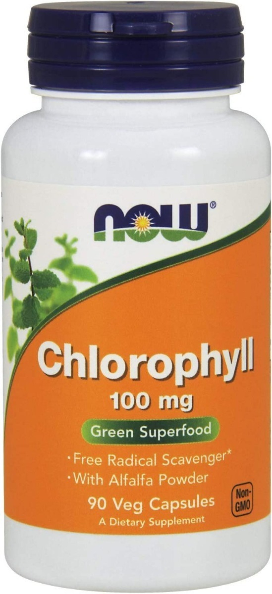 Salud y Equipamiento Médico - Clorofila 90 Capsulas 100mg Now