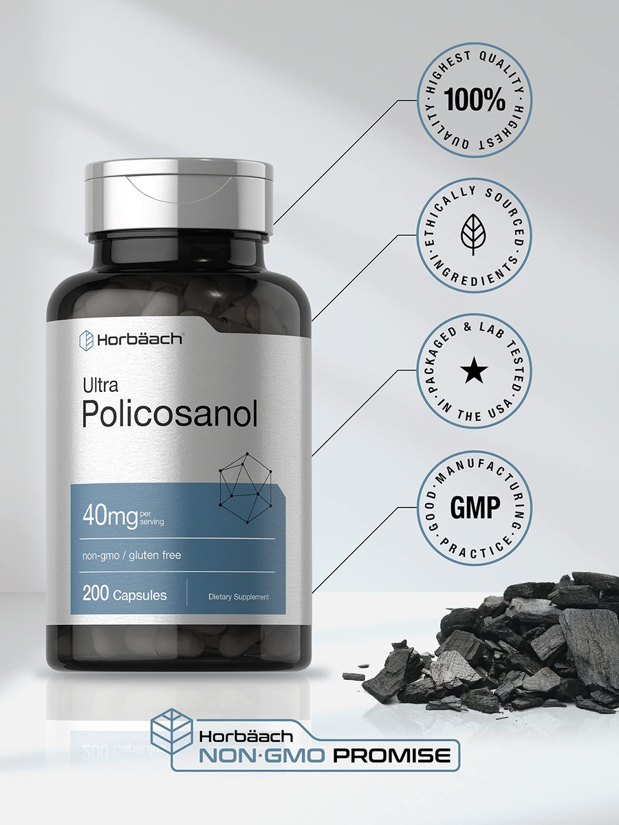 Salud y Equipamiento Médico - Policosanol 20 Mg 200 Cap Horbaach 4