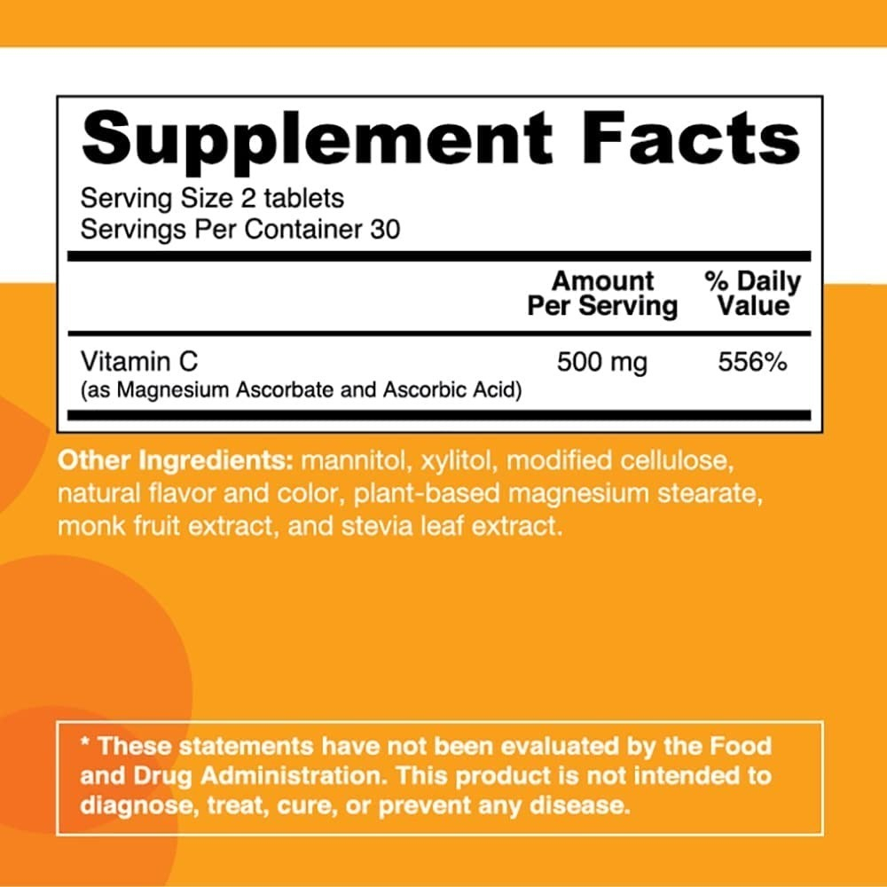 Salud y Equipamiento Médico - Vitamina C Ez Melts 500mg 60 tabletas 1
