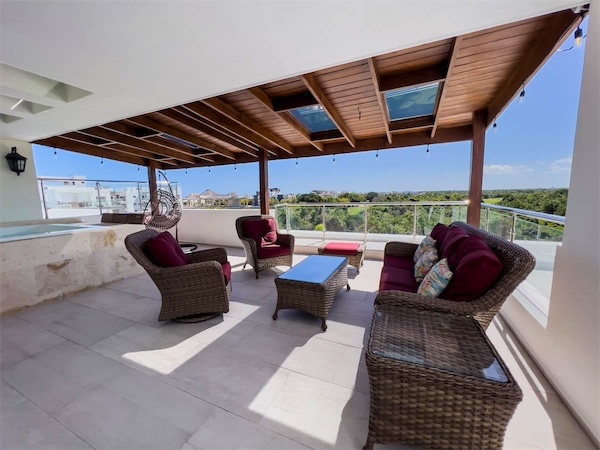 apartamentos - Venta de penthouse en Bavaro punta cana full amueblado con jacuzzi 207mts 7