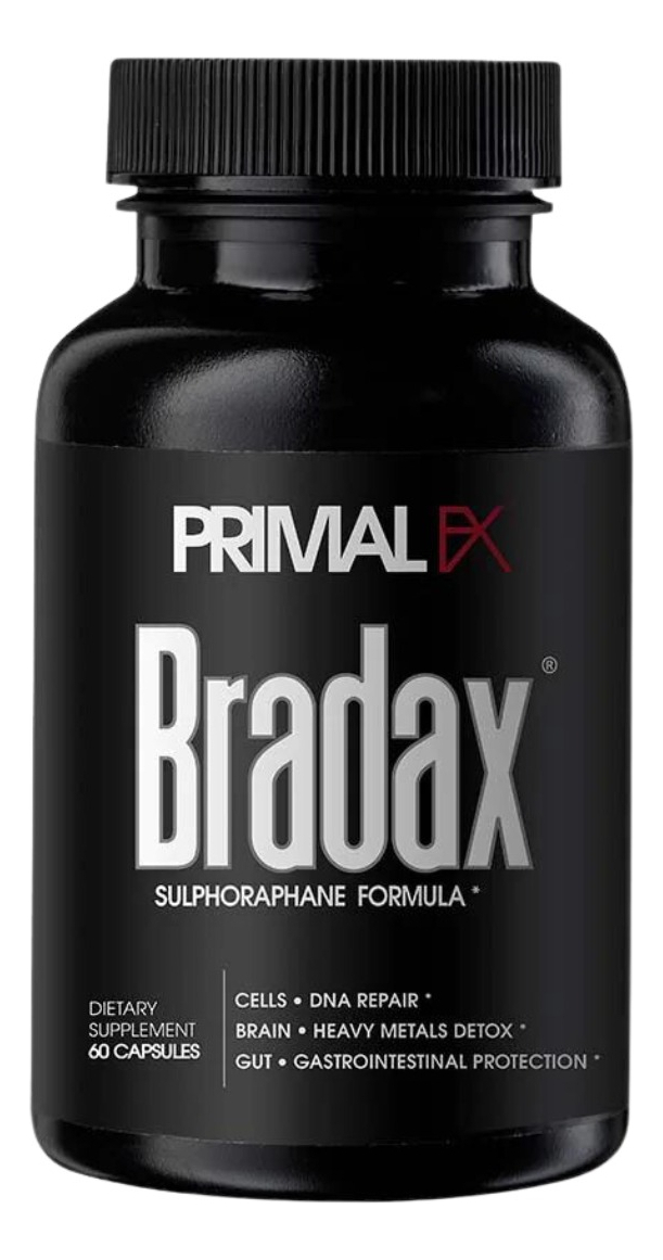 Salud y Equipamiento Médico - Bradax Primal Fx - 60 Capsulas - Unidad
