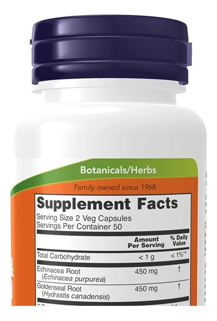 Salud y Equipamiento Médico - Equinacea  225 Mg 100 Cap Now - Un - Unidad A $2082 1