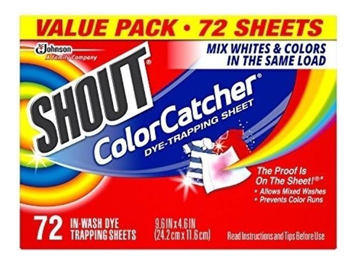 Salud y Equipamiento Médico - Shout Color Catcher Tinte Trapping Sheets, 72.0 Count 0