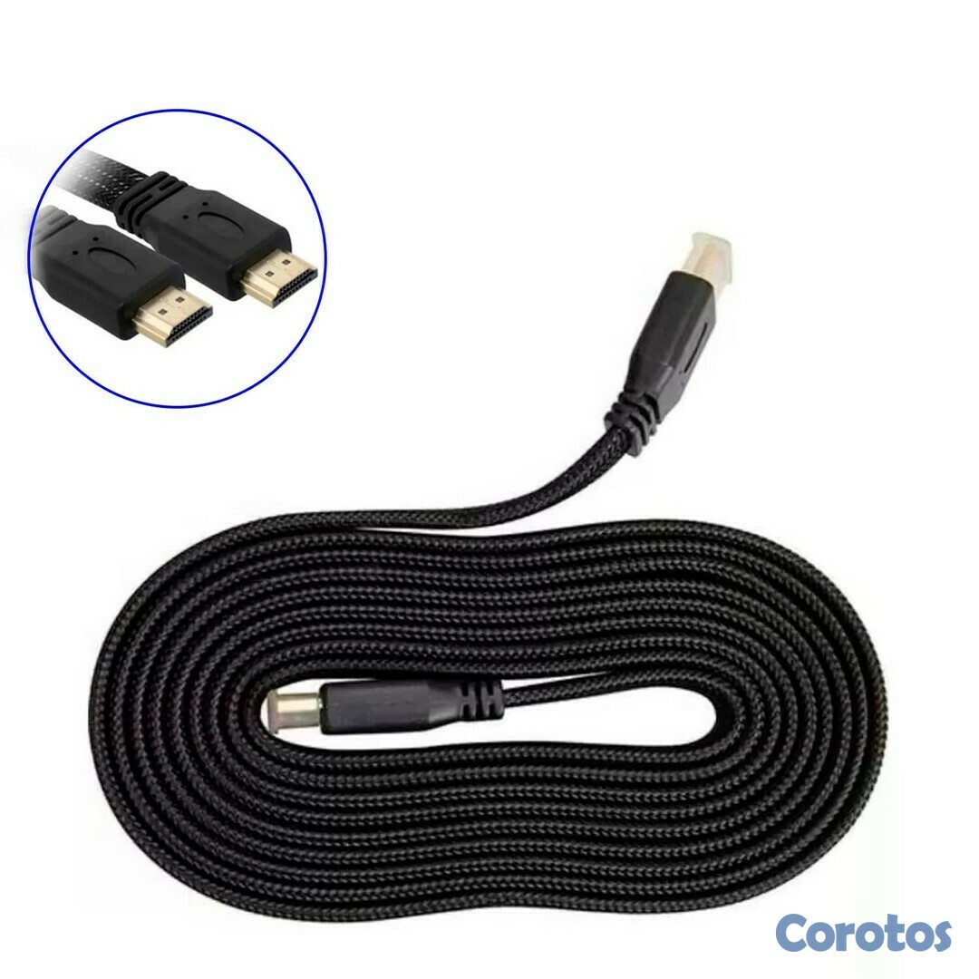 accesorios para electronica - Cable HDMI plano de 5 metros full HD 1080P 1