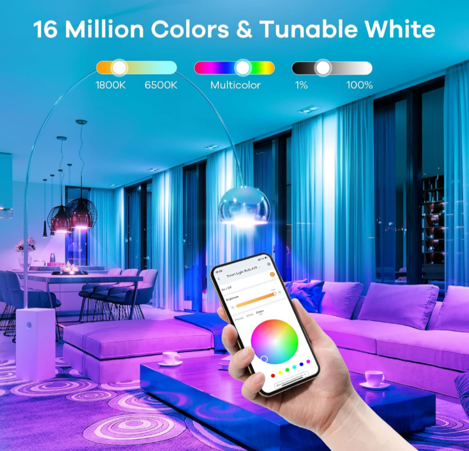 decoración y accesorios - 🌈💡 ¡Ilumina tu hogar con estilo y tecnología! 🔊✨
 7