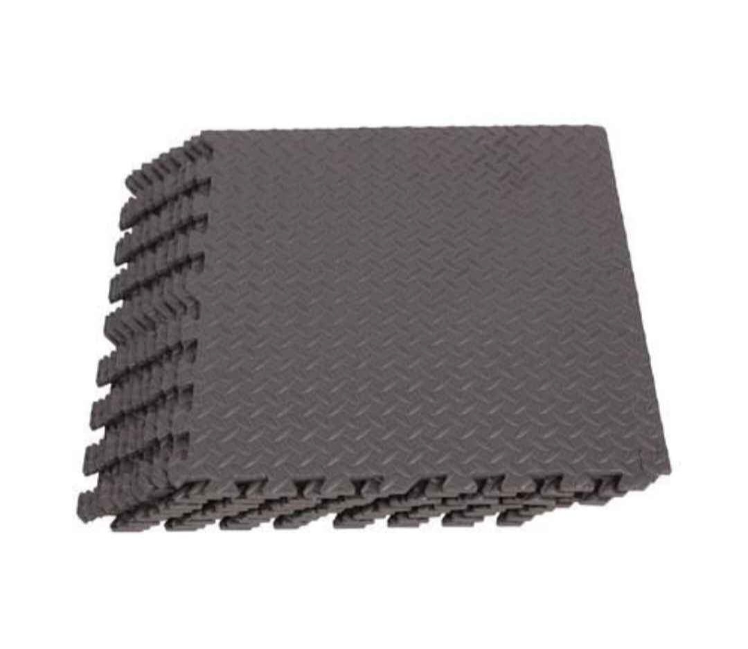 deportes - Piso para gimnasio de goma antifatiga. Alfombra. Pack 12 unidades 4.4 Mts² nuevo