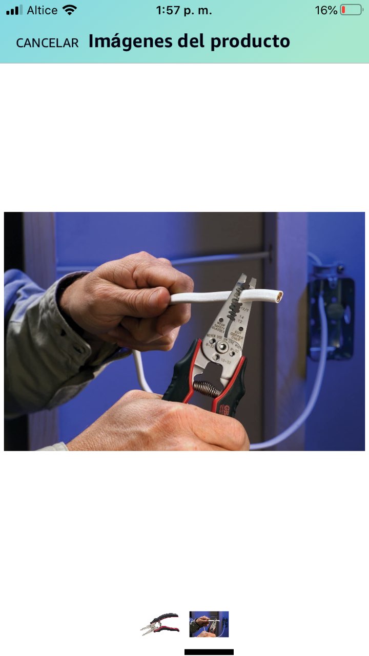 herramientas, jardines y exterior - Pinza de alta calidad para cables  2