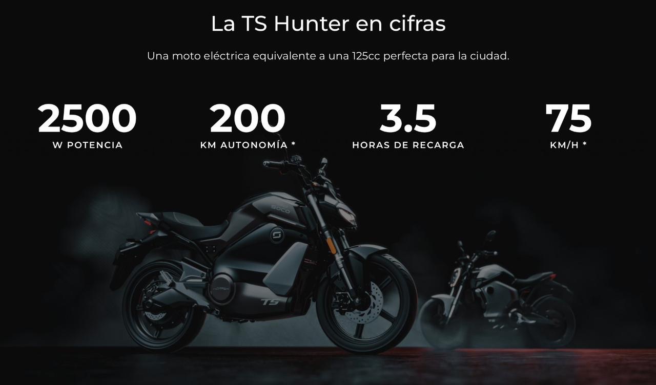 motores y pasolas - Moto Super Soco Street Hunter TS 2022 7