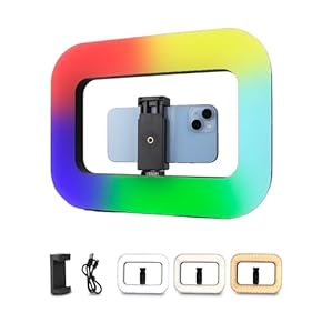 accesorios para electronica - SOPORTE PARA VIDEO PARA CELULAR CON LUZ RGB  0