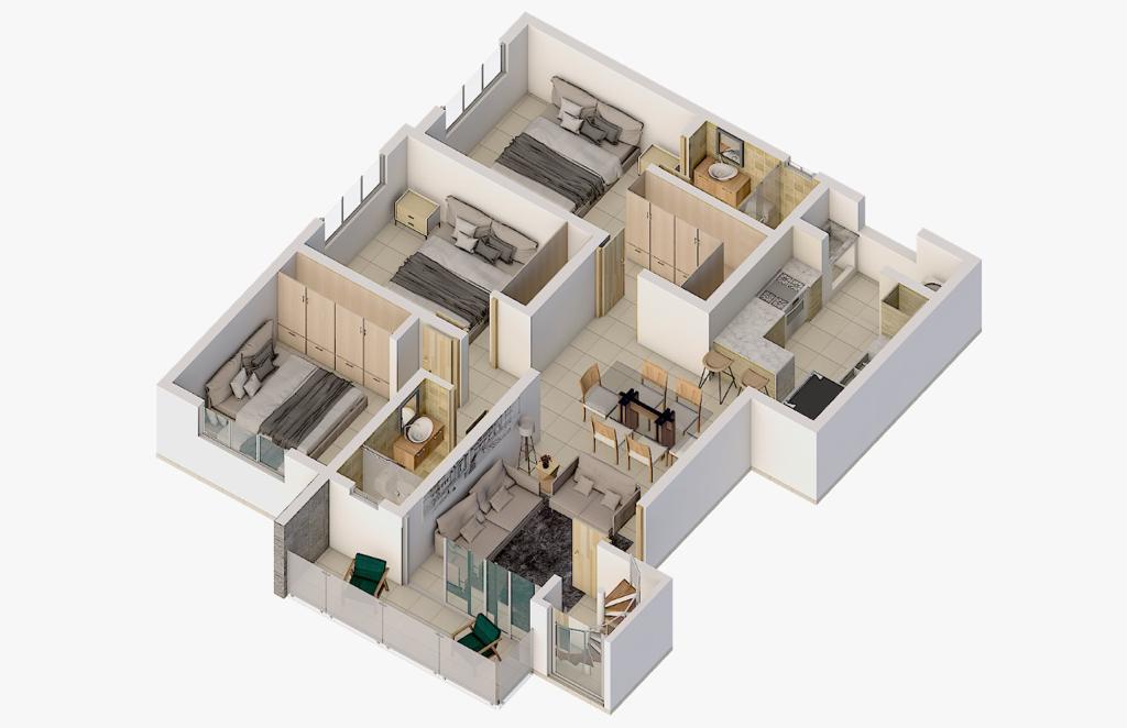 apartamentos - APARTAMENTOS PRÓXIMO AL JARDÍN BOTÁNICO, JACAGUA, SANTIAGO. 7