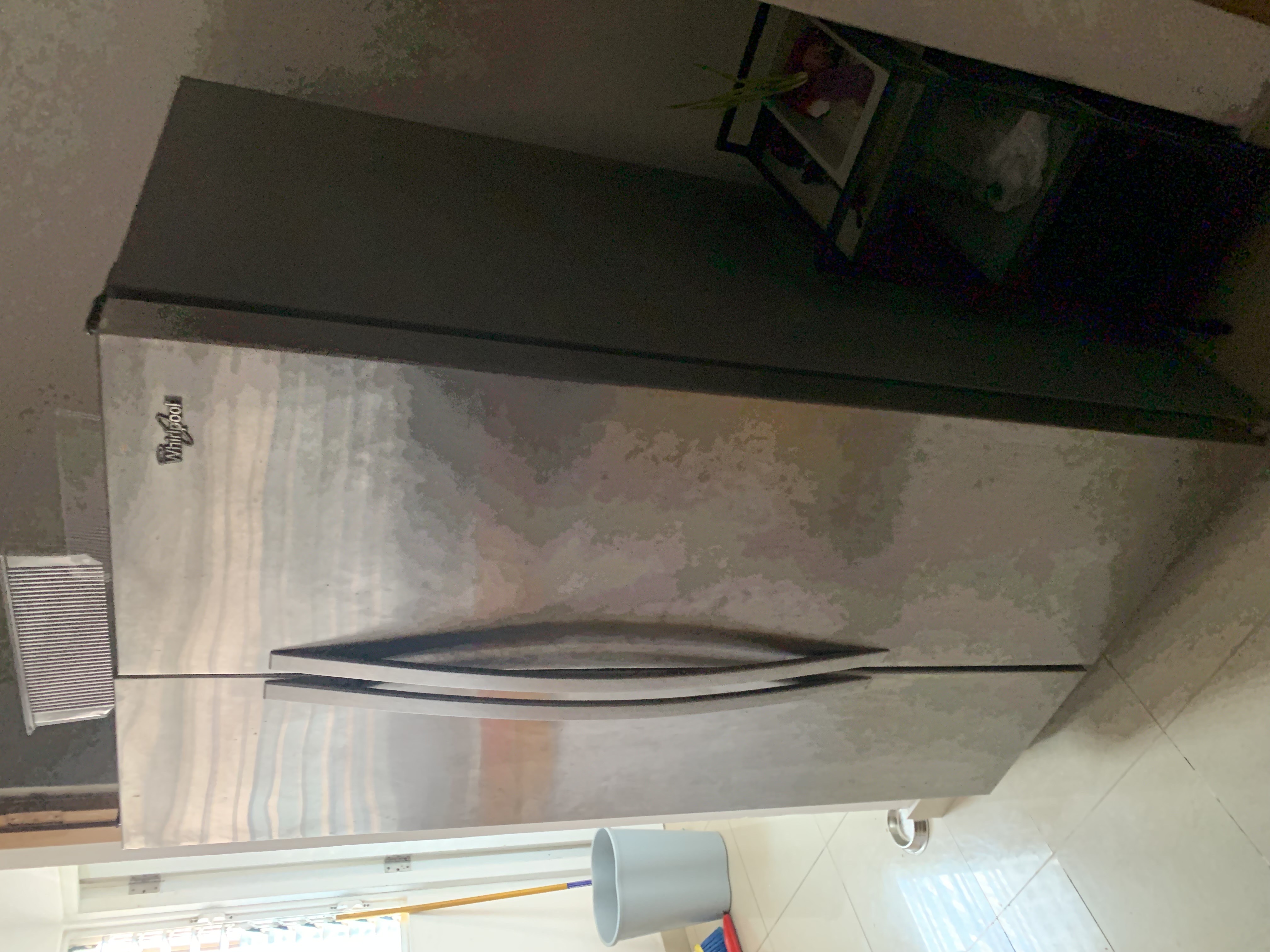 electrodomesticos - Nevera Whirlpool Side by Side de Acero Inoxidable Doble Puerta