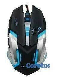 computadoras y laptops - MOUSE ÓPTICO PARA JUGADORES, MOUSE GAMING BRAVE
UNNO  MS6610BK 3