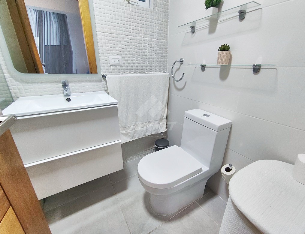 apartamentos - 8VO PISO AMUEBLADO 2 HABITACIONES CON PISCINA ZONA MONUMENTAL SANTIAGO  4