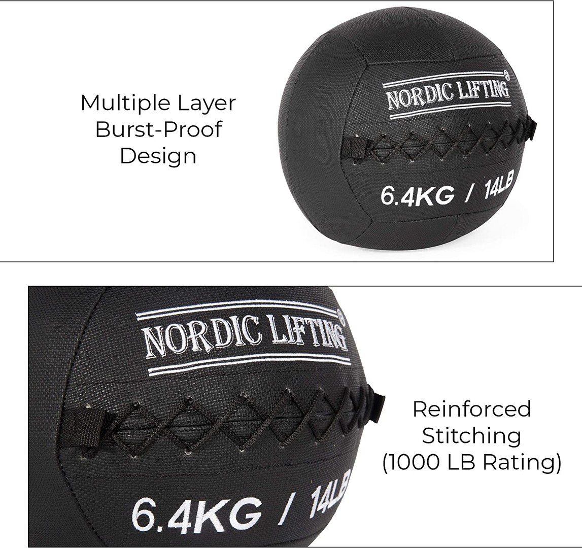 deportes - Balón Medicinal - Wall Ball - Cross Fit 16 LBS NUEVO*** 3