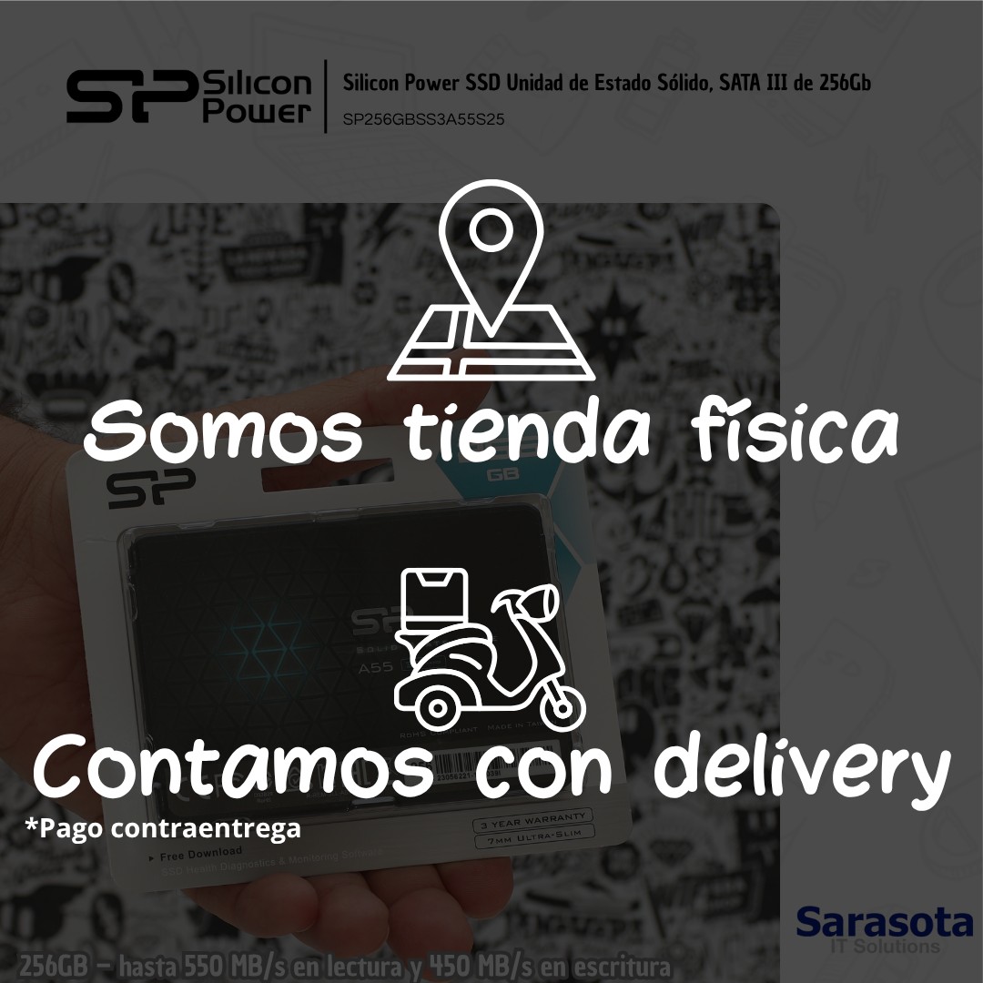 accesorios para electronica -  SSD 256Gb Disco Estado Sólido marca Silicon Power 2