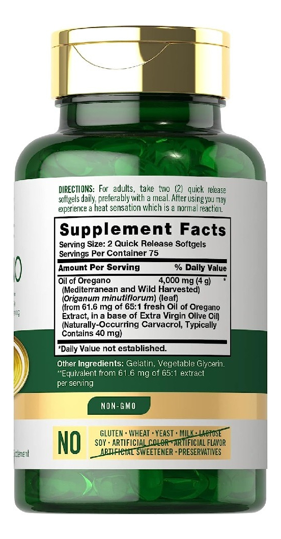 Salud y Equipamiento Médico - Oregano Oil 400 Mg 1