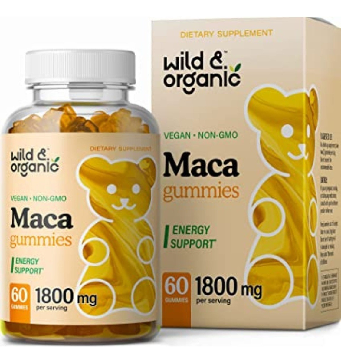 Salud y Equipamiento Médico - Maca 60gomas -  Wild & Organic 0