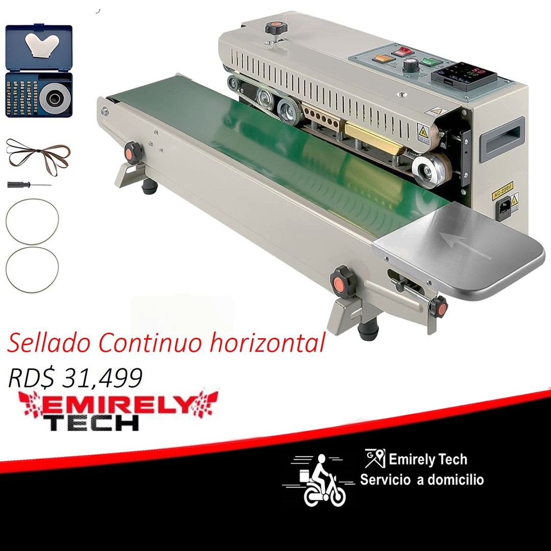 equipos profesionales - Maquina Selladora de Fundas industrial Envasadora horizontal Empacadora