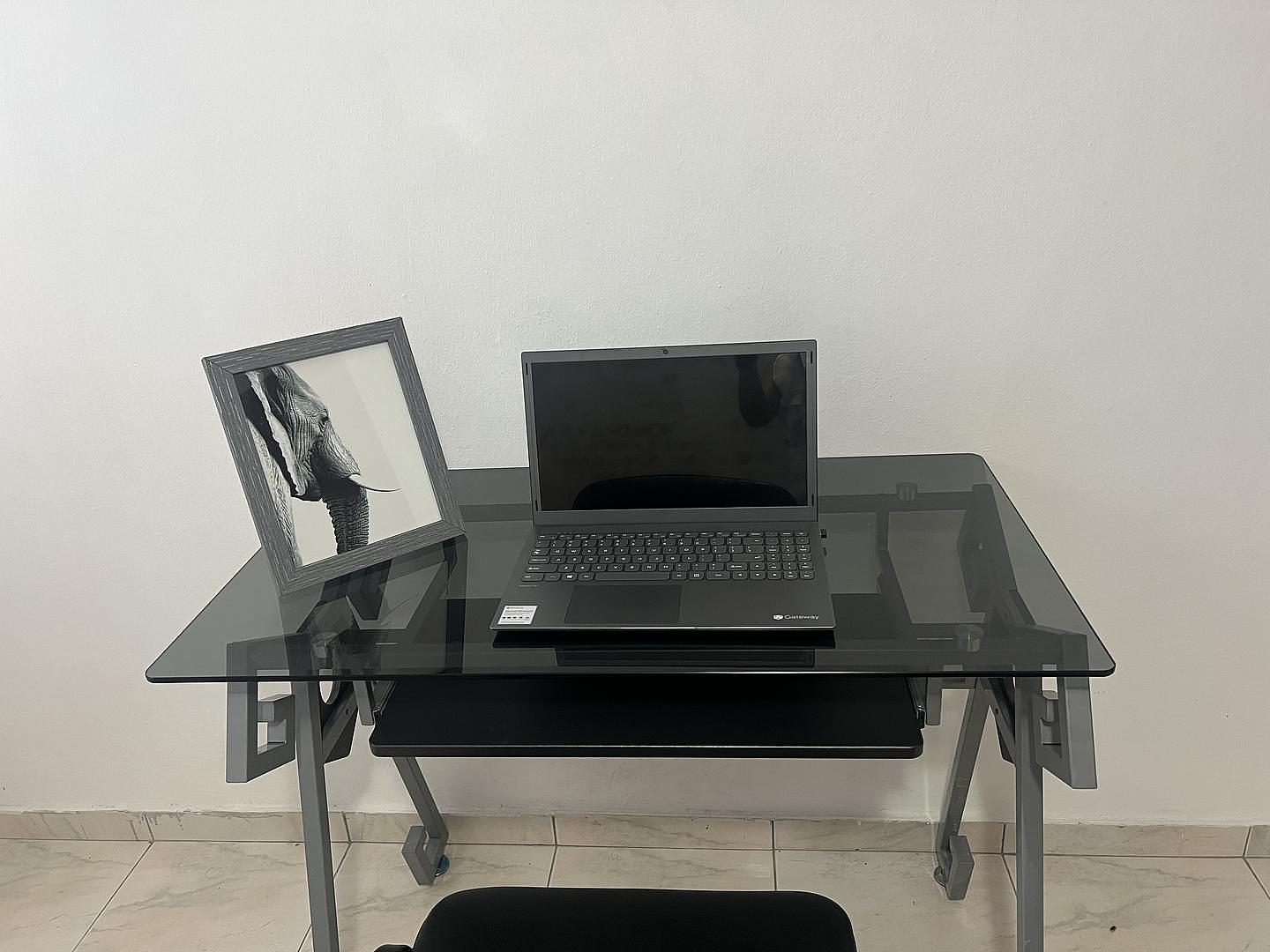 articulos de oficina - Escritorio de cristal 1