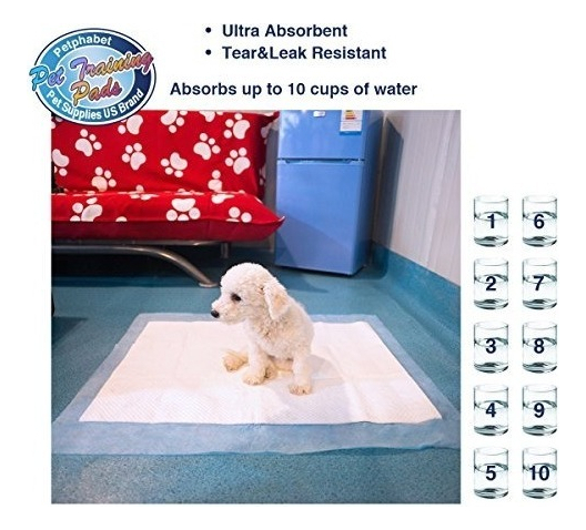 Salud y Equipamiento Médico - Petphabet Pet Training Puppy Pads 34 X 28 Xxllarge Ultra Abs 5