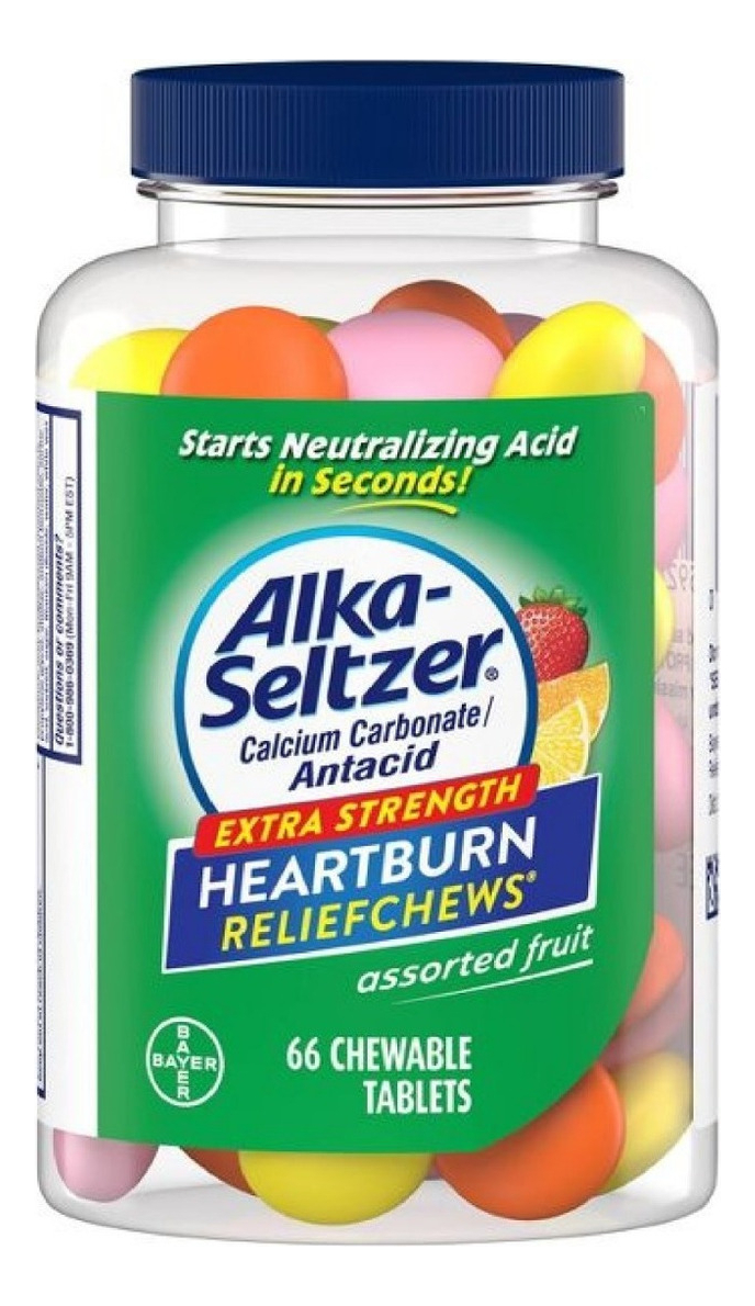 Salud y Equipamiento Médico - Antiacido Alka-seltzer Extra Fuerte Acidez 60 Tabl Masticab 0