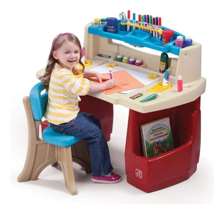Salud y Equipamiento Médico - Escritorio Infantil De Arte Niñas / Niños Juguete Step2 0