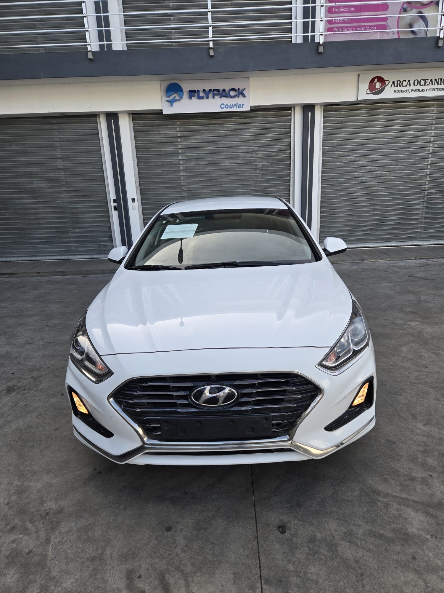 carros - HYUNDAI SONATA NEW RISE 2019 BLANCO 3