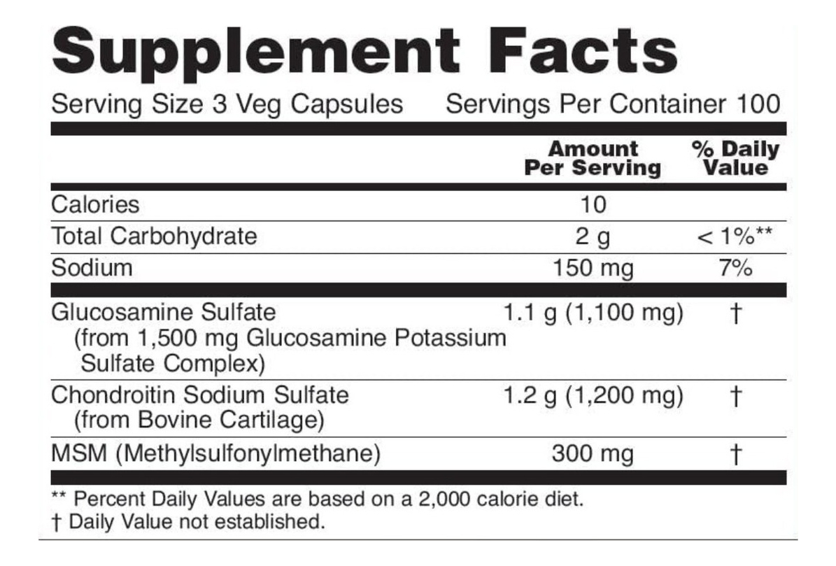 Salud y Equipamiento Médico - Glucosamina 1100 Mg Now Foods 1