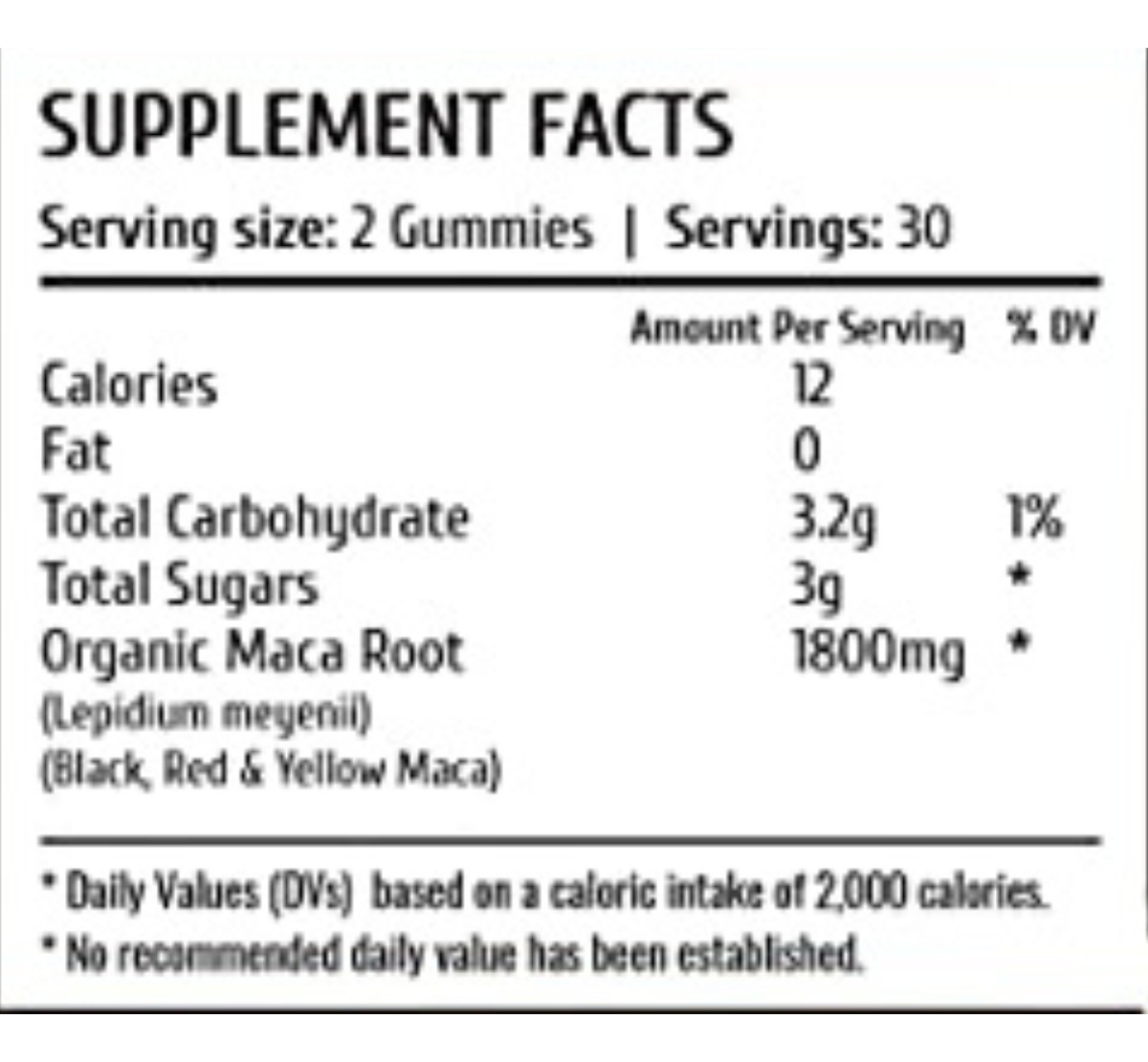 Salud y Equipamiento Médico - Maca 60gomas -  Wild & Organic 1